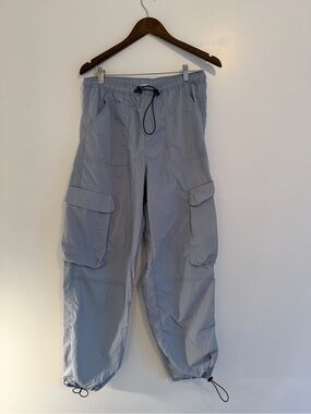 Garage Light Blue Women's Elastic Waist Track Pants with Drawcord